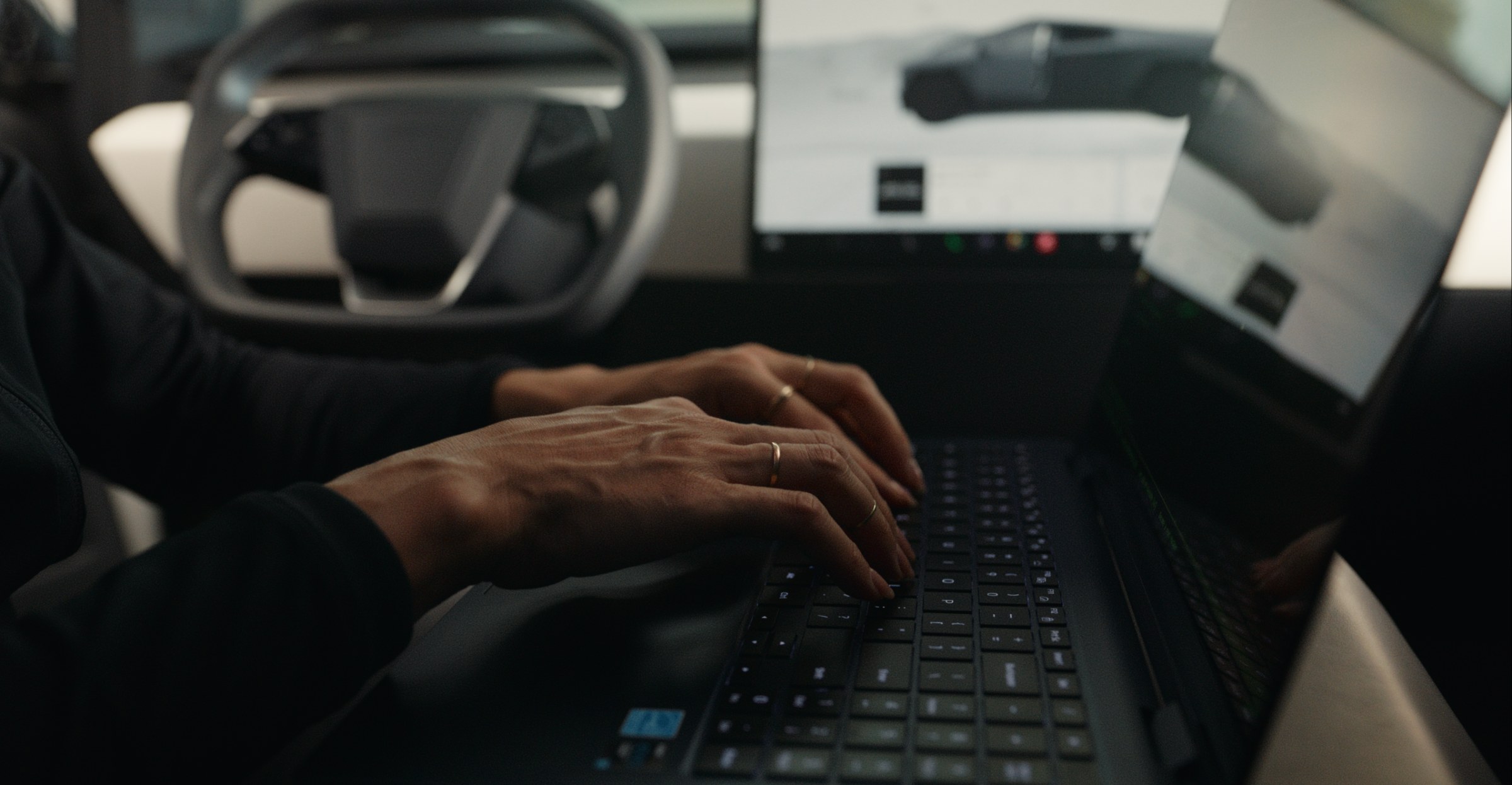 Still from Tesla, Aflac