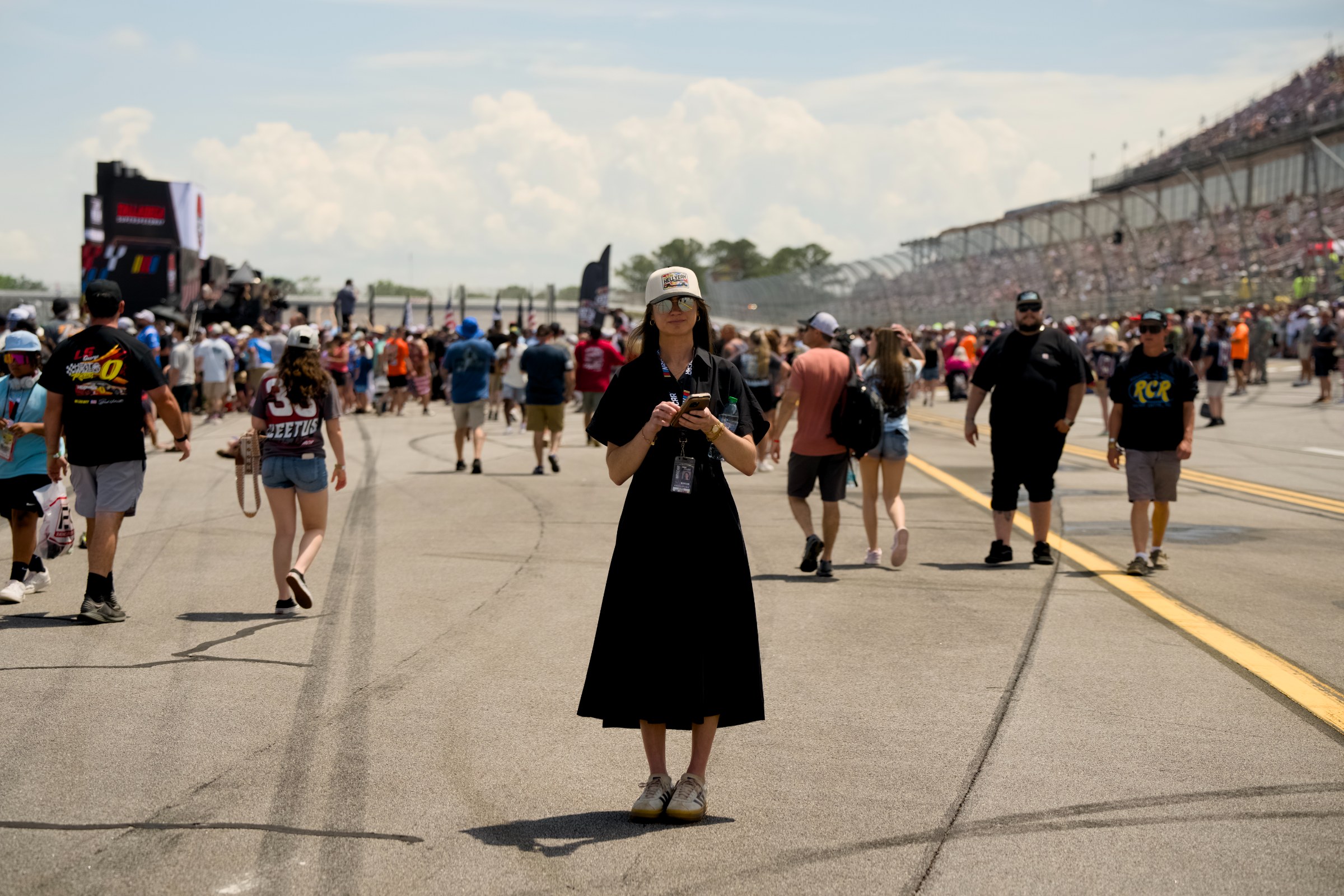 Still from Dega, Nascar